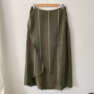 Anthropologie Sancia Olive Green Skirt